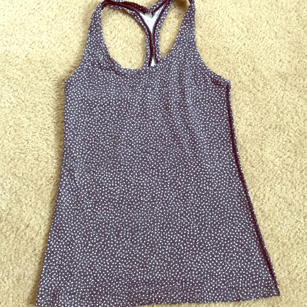 Lululemon Racerback Tank Black & White
